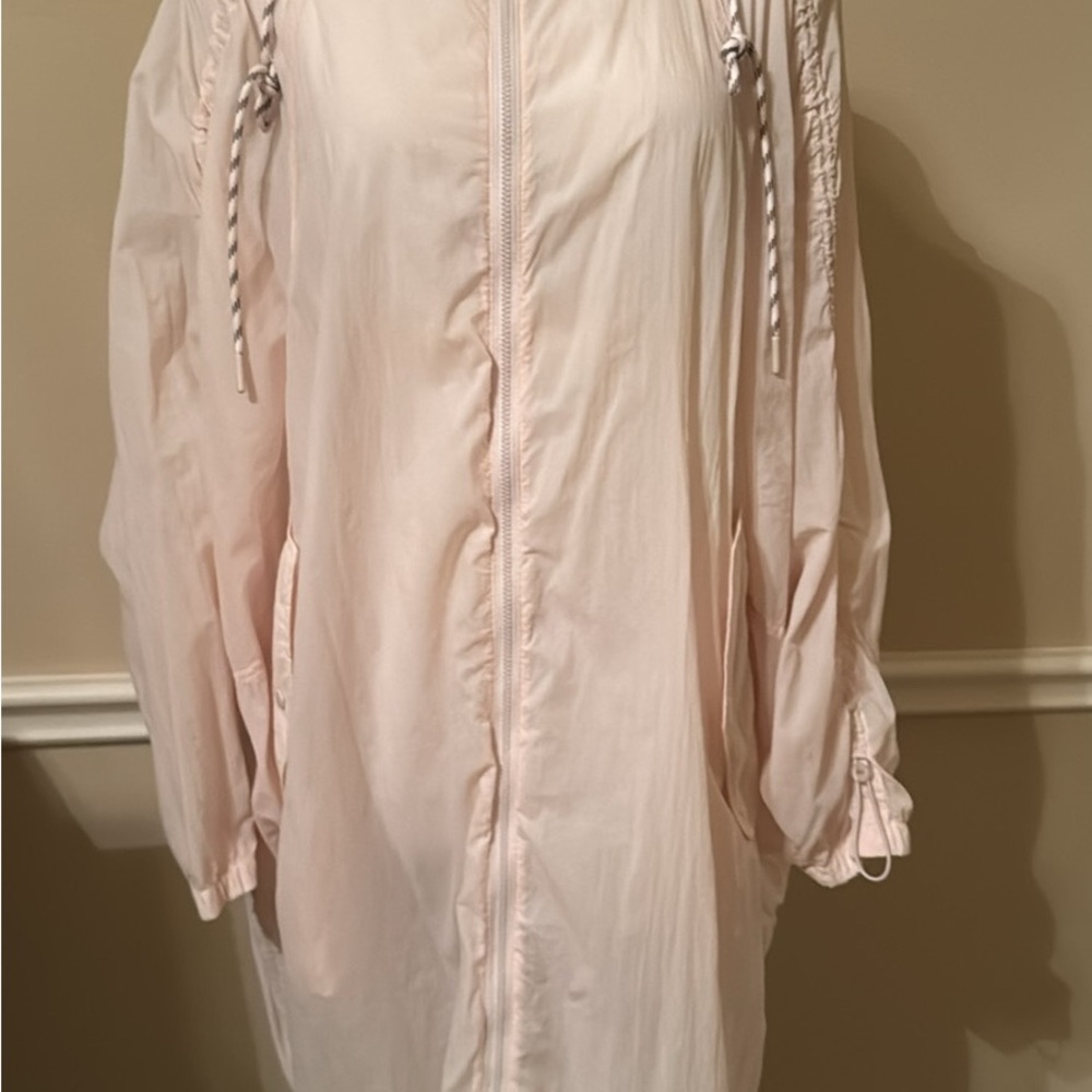 Athleta Blush Pink Mesh-Lined Jacket